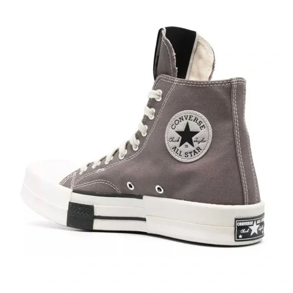 CONVERSE + RICK OWENS DRKSHDW TURBODRK HI SNEAKERS MEN SHOES 7.5 - Picture 3 of 9